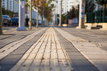 pavement signs for the visually impaired