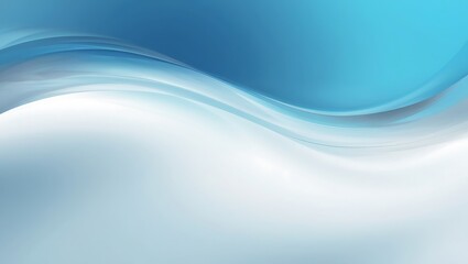 Fototapeta premium Abstract blue wave background. Generative Ai.