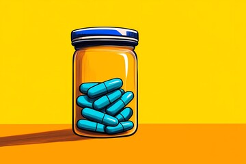 Mockup of medical pillows for healthcare, featuring a soft design on a plain background, ideal for product promotion and medical visuals.