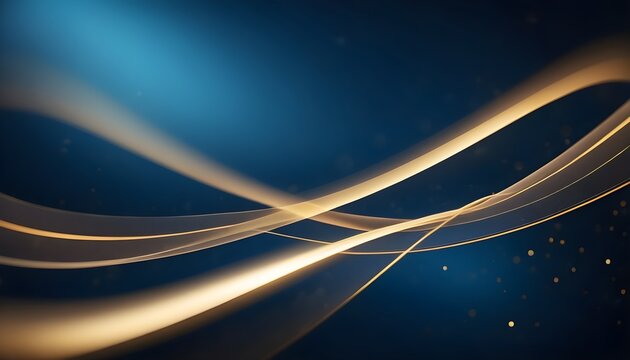 abstract Elegant blue-white-purple background with golden lines decoration