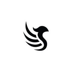 bird logo design vector
