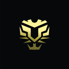 unique lion logo illustration
