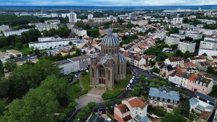 drone photo Reims France europe 