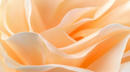 Obraz premium Ethereal Beauty of a Vibrant Tulip Petal - Close-up Macro Shot Revealing Delicate Curves, Rich Colors, and Textures Under Natural Light