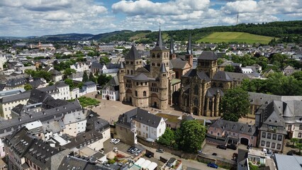 drone photo Germany church europe