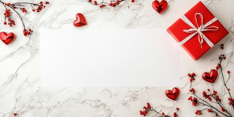 certificate with Valentines theme, empty in the middle of the certificate, 