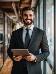 Professional Businessman in Office