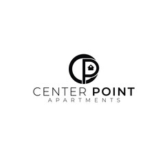 Obraz premium CP Real estate logo design