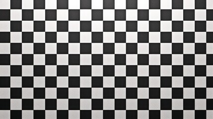 Fototapeta premium Black and white checker pattern, checkered chessboard