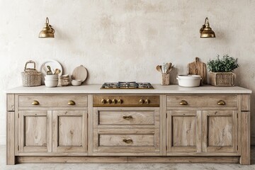 This is a close-up shot of the bright white walls of the kitchen room