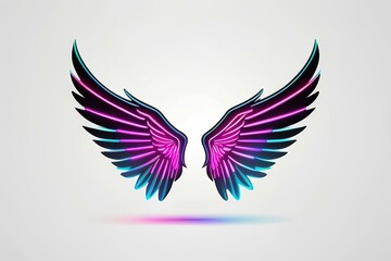 Obraz premium Dark Face in Neon Style 