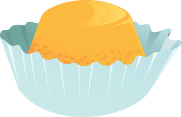 Quindim - doce brasileiro à base de coco e ovos, típico em festas