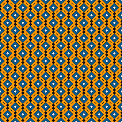 Ethnic, tribal seamless surface pattern. Repeated diamonds and rhombuses motif. Folk background. Folkloric wallpaper. Geometric ornament. Geo digital paper, textile print. Vector art