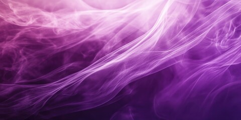 Electric Purple Clouds Abstract Art