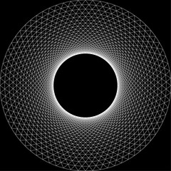 set of geometry mandala background icon logo tattoo. vector illustration.