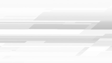 White and grey abstract hi-tech geometric motion design. Seamless looping. Video animation Ultra HD 4K 3840x2160