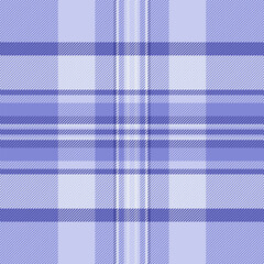 Countryside seamless background vector, harmony fabric plaid tartan. Turkish check texture textile pattern in blue and light colors.