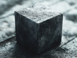 Industrial Chic: A Monochrome Brick-Themed Still Life