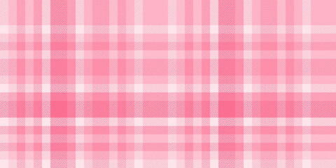 Wedding pattern texture plaid, 1970s tartan textile check. Track fabric vector background seamless in red and light colors.