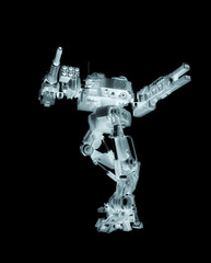 combat machine is turning left