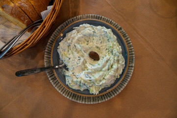 kuchnia grecka - tzatziki, przystawka, Greek cuisine - tzatziki, starter