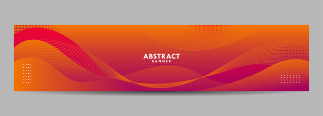 Fototapeta premium Abstract Red and Orange Fluid Background Template. Modern background design. Gradient color. Liquid form composition. Suitable for banner and poster designs