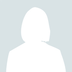 Default Short Hair Female Avatar Profile Icon, Social Media Chatting Online