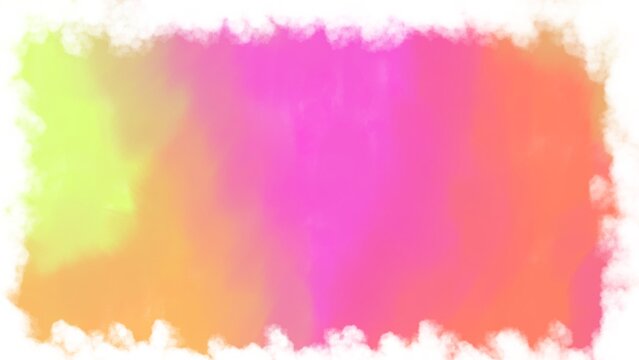 abstract watercolor background with ranbow watercolor splashes