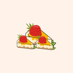 Delicious Bread Dessert food is suitable for use in print media