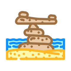 holistic healing ayurveda color icon vector. holistic healing ayurveda sign. isolated symbol illustration