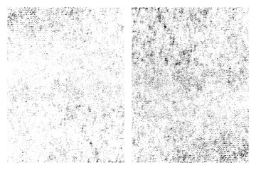 Dense vector grunge urban textures. Distressed overlay texture set. Grunge background various density. Abstract textured effect.