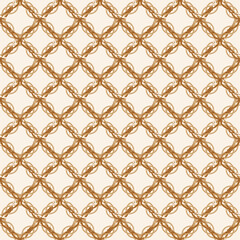 Naklejka premium seamless geometric pattern with shapes beige backdrop abstract background texture for fabric surface design packaging vector illustration