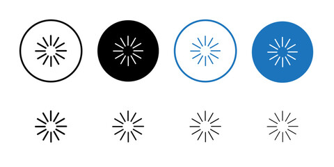 Loading icon Flat fill set collection