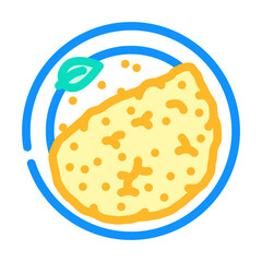 chickpeas vegan food color icon vector. chickpeas vegan food sign. isolated symbol illustration