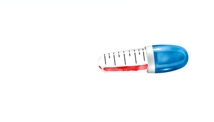 Obraz premium Measuring Blood Glucose Levels isolated with white highlights, png