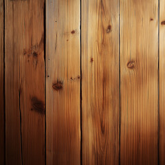 Fototapeta premium Warm Lighting Accentuates the Natural Wood Grain Background