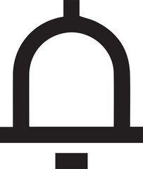 Warning signal icon symbol vector image
