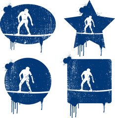 surf grunge silhouettes