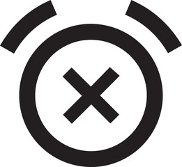 Warning signal icon symbol vector image
