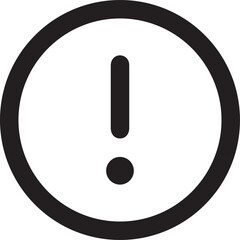 Warning signal icon symbol vector image
