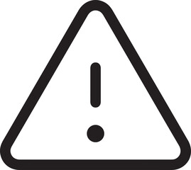 Warning signal icon symbol vector image
