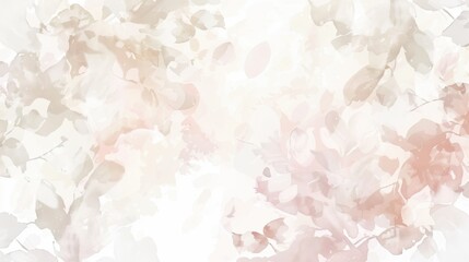Soft Floral Abstract Background with Pastel Tones
