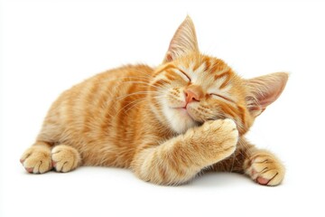 Orange Tabby Cat in Sunshine