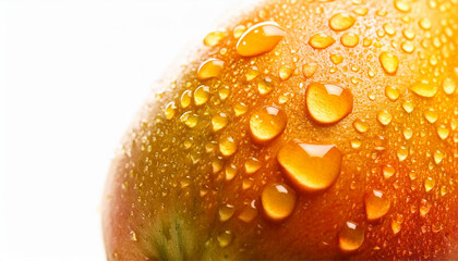 Extreme realistic macro photo of Vibrant Glow Mango Skin Background Design 3.jpeg