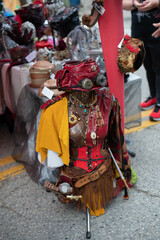 woman costume on the festival