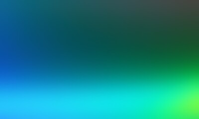 Abstract blurred background image of blue, green colors gradient used as an illustration. Designing posters or advertisements.