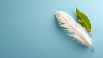 Exquisite Paper Cut Feather Artwork with Soft Flowing Gradients and Fine Detailing for Elegant Home and Interior Design