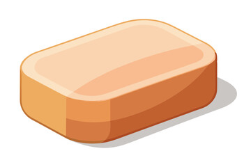  A Bar of Soap on vector art illustration
