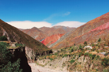 Mountains in the background  in Iruya, Salta, Argentina