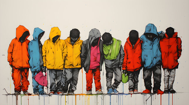 Portraits minimalistes capturant l'essence de la r&eacute;silience des enfants sans-abri